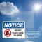 Signmission Do Not Place Used Oil Here, 14 in W x Rectangle, Plastic OS-2PACK-NS-P-1014-L-15475 - alternate 3